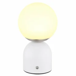 Luminaires Globo Lighting Éclairage Led|Lampe de table Globo JULSY LED Blanc, 1 lumière