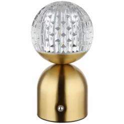 Luminaires Globo Lighting Éclairage Led|Lampe de table Globo JULSY LED Laiton, 1 lumière