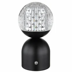 Luminaires Globo Lighting Éclairage Led|Lampe de table Globo JULSY LED Noir, 1 lumière