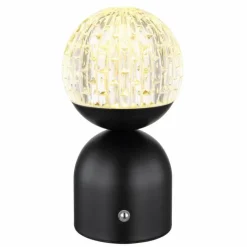 Luminaires Globo Lighting Éclairage Led|Lampe de table Globo JULSY LED Noir, 1 lumière
