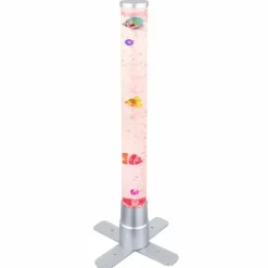 Luminaires Globo Lighting Éclairage Led|Lampe de table Globo MENDOZA LED Argenté, Transparent, 1 lumière, Changeur de couleurs