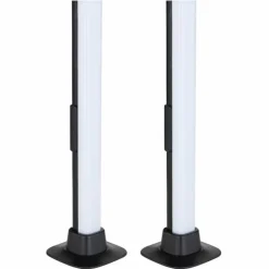 Lampe de table Globo POLLIVER LED Noir, 1 lumière, Changeur de couleurs