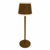 Lampe de table Globo RIDLEY LED Rouille, 1 lumière