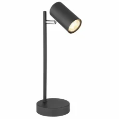Luminaires Globo Lighting Lampes À Poser|Lampe de table Globo ROBBY Noir, 1 lumière