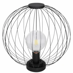 Luminaires Globo Lighting Lampes À Poser|Lampe de table Globo ROZA Noir, 1 lumière