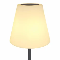 Lampe de table Globo SOLAR LED Noir, 2 lumières, Télécommandes, Changeur de couleurs