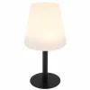 Lampe de table Globo SOLAR LED Noir, 8 lumières, Changeur de couleurs