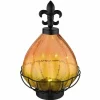 Lampe de table Globo SOLAR LED Noir, 1 lumière, Télécommandes