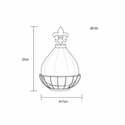 Lampe de table Globo SOLAR LED Noir, 1 lumière, Télécommandes