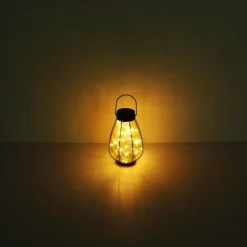 Lampe de table Globo SOLAR LED Noir, 40 lumières