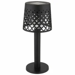 Lampe de table Globo SOLAR LED Noir, Transparent, 1 lumière
