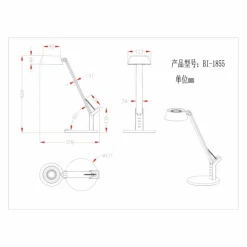 Luminaires Globo Lighting Lampes À Poser|Lampe de table Globo URSINO LED Argenté, 1 lumière