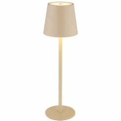 Lampe de table Globo VANNIE LED Sable, Blanc, 1 lumière