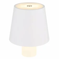 Lampe de table Globo VANNIE LED Blanc, 1 lumière
