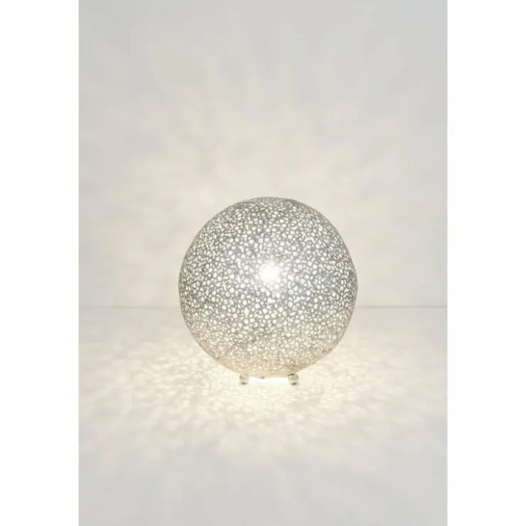 Luminaires Holländer Lampes À Poser|Lampe de table Holländer LILY Argenté, 1 lumière