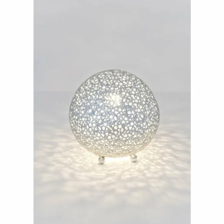 Luminaires Holländer Lampes À Poser|Lampe de table Holländer LILY Argenté, 1 lumière