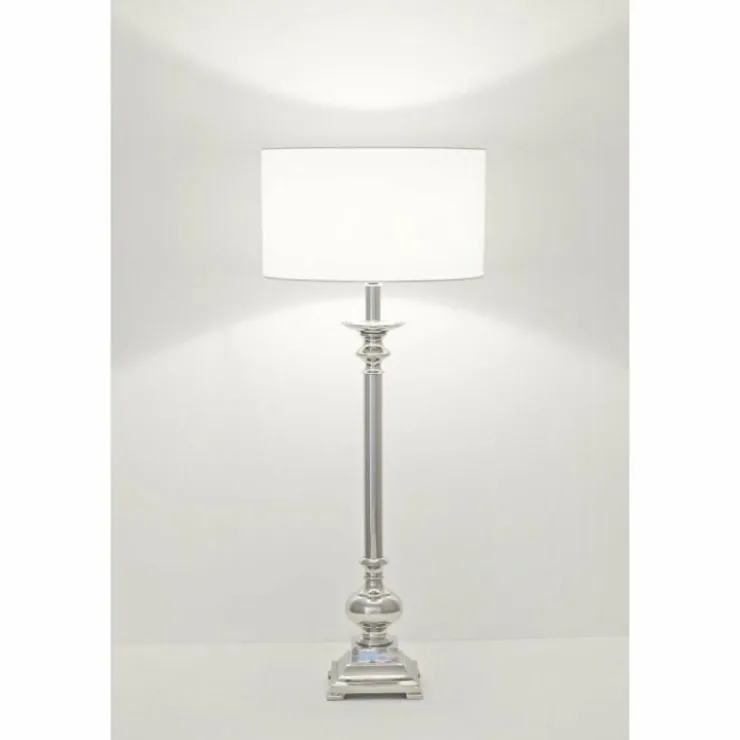 Luminaires Holländer Lampes À Poser|Lampe de table Holländer TASSO Argenté, 1 lumière