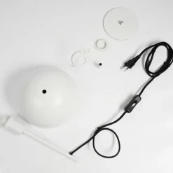 hofstein Lampes À Poser|Lampe de table Kaitulai Blanc, 1 lumière