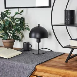 hofstein Lampes À Poser|Lampe de table Kaitulai Noir, 1 lumière