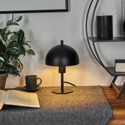 hofstein Lampes À Poser|Lampe de table Kaitulai Noir, 1 lumière