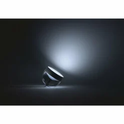 Lampe de table, kit d'extension Philips Hue Ambiance White & Color Iris LED Noir, Transparent, 1 lumière, Changeur de couleurs