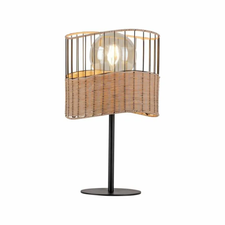 Luminaires Leuchten Direkt Lampes À Poser|Lampe de table Leuchten-Direkt REED Noir, 1 lumière