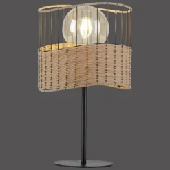 Luminaires Leuchten Direkt Lampes À Poser|Lampe de table Leuchten-Direkt REED Noir, 1 lumière
