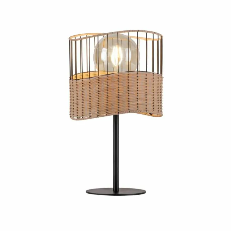 Luminaires Leuchten Direkt Lampes À Poser|Lampe de table Leuchten-Direkt REED Noir, 1 lumière