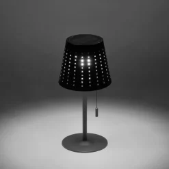 Lampe de table Leuchten-Direkt MANDY LED Anthracite, 1 lumière