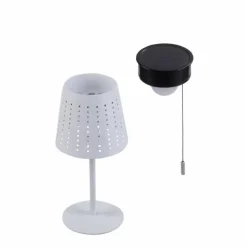 Lampe de table Leuchten-Direkt MANDY LED Blanc, 1 lumière