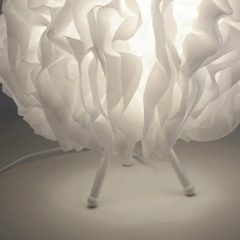 Lampe de table Leuchten-Direkt LOLASMART-NAOMI LED Blanc, 1 lumière, Télécommandes