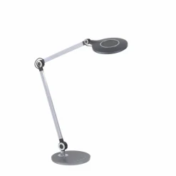 Luminaires Leuchten Direkt Éclairage Led|Lampe de table Leuchten-Direkt NIKLAS LED Noir, Argenté, 1 lumière