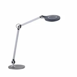 Luminaires Leuchten Direkt Éclairage Led|Lampe de table Leuchten-Direkt NIKLAS LED Noir, Argenté, 1 lumière
