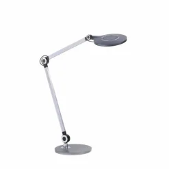 Luminaires Leuchten Direkt Éclairage Led|Lampe de table Leuchten-Direkt NIKLAS LED Noir, Argenté, 1 lumière