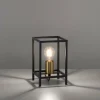 Luminaires Leuchten Direkt Lampes À Poser|Lampe de table Leuchten-Direkt FABIO Laiton, Noir, 1 lumière