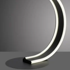 Lampe de table Leuchten-Direkt Q-VITO LED Anthracite, 1 lumière, Télécommandes