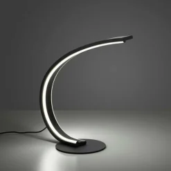Lampe de table Leuchten-Direkt Q-VITO LED Anthracite, 1 lumière, Télécommandes