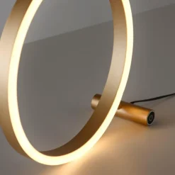 Luminaires Leuchten Direkt Éclairage Led|Lampe de table Leuchten-Direkt RITUS LED Laiton, 1 lumière