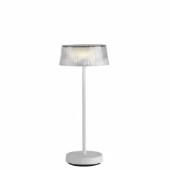 Lampe de table Leuchten-Direkt DORA LED Blanc, 1 lumière