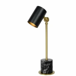 Luminaires Lucide Lampes À Poser|Lampe de table Lucide BRANDON Laiton, 1 lumière