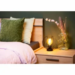 Luminaires Lucide Lampes À Poser|Lampe de table Lucide DANZA Noir, 1 lumière