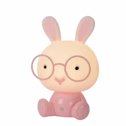 Luminaires Lucide Éclairage Led|Lampe de table Lucide DODO Rabbit LED Rose, 1 lumière