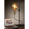 Luminaires Lucide Lampes À Poser|Lampe de table Lucide MALCOLM Noir, 1 lumière