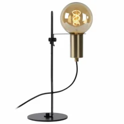 Luminaires Lucide Lampes À Poser|Lampe de table Lucide MALCOLM Noir, 1 lumière