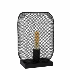 Luminaires Lucide Lampes À Poser|Lampe de table Lucide MESH Noir, 1 lumière