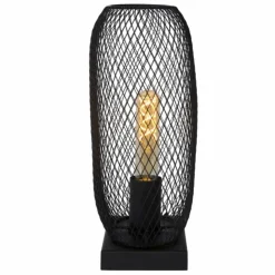 Luminaires Lucide Lampes À Poser|Lampe de table Lucide MESH Noir, 1 lumière