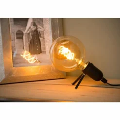Luminaires Lucide Lampes À Poser|Lampe de table Lucide PUKKI Noir, 1 lumière