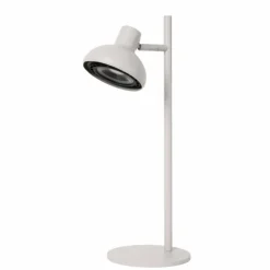 Luminaires Lucide Lampes À Poser|Lampe de table Lucide SENSAS Blanc, 1 lumière