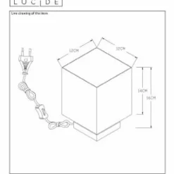 Luminaires Lucide Lampes À Poser|Lampe de table Lucide SUZY Noir, 1 lumière