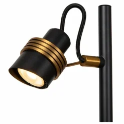 Luminaires Lucide Lampes À Poser|Lampe de table Lucide TUNDRAN Noir, 2 lumières